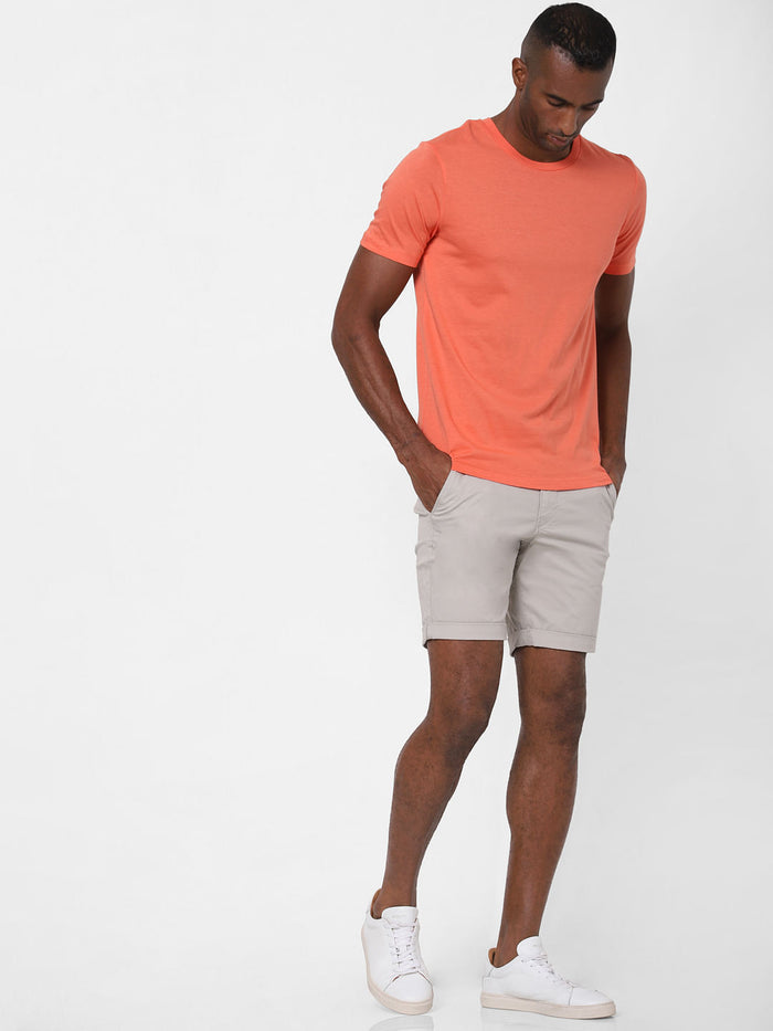 Coral Crew Neck T-Shirt