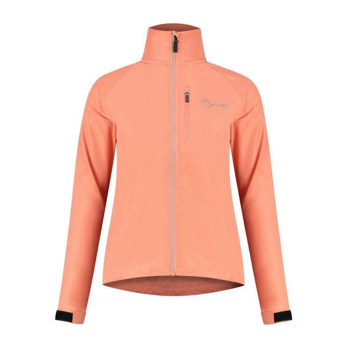 Rogelli Core hardloopjack dames koraal voorkant.