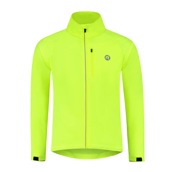 Rogelli Core hardloopjack heren fluor voorkant.