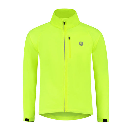 Rogelli Core hardloopjack heren fluor voorkant.