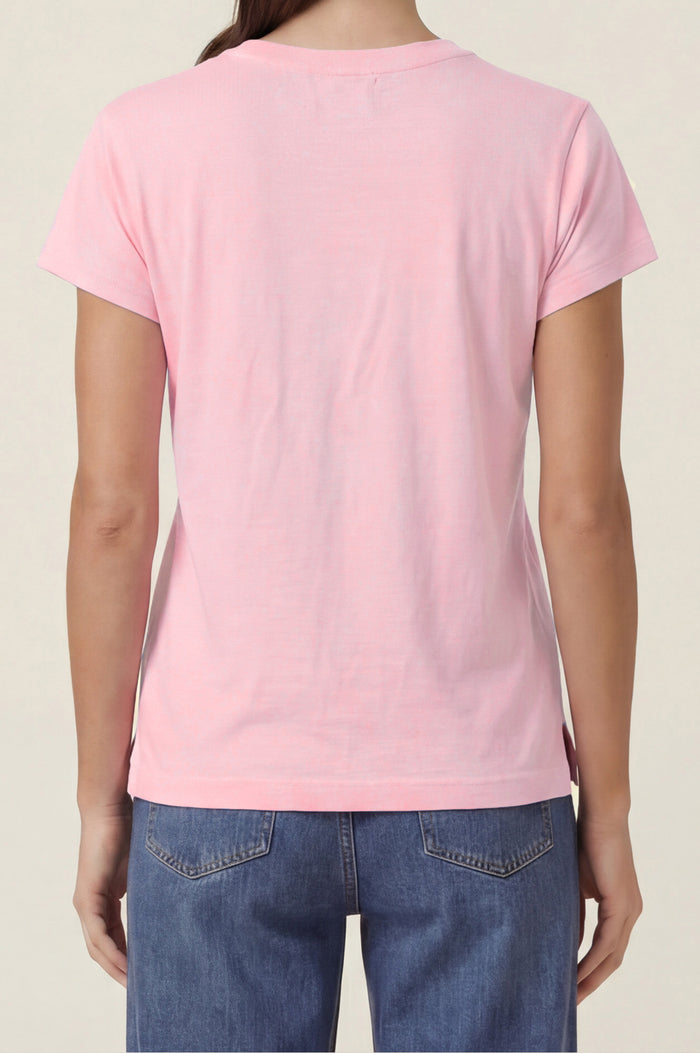 Cotton T-Shirt | Pink