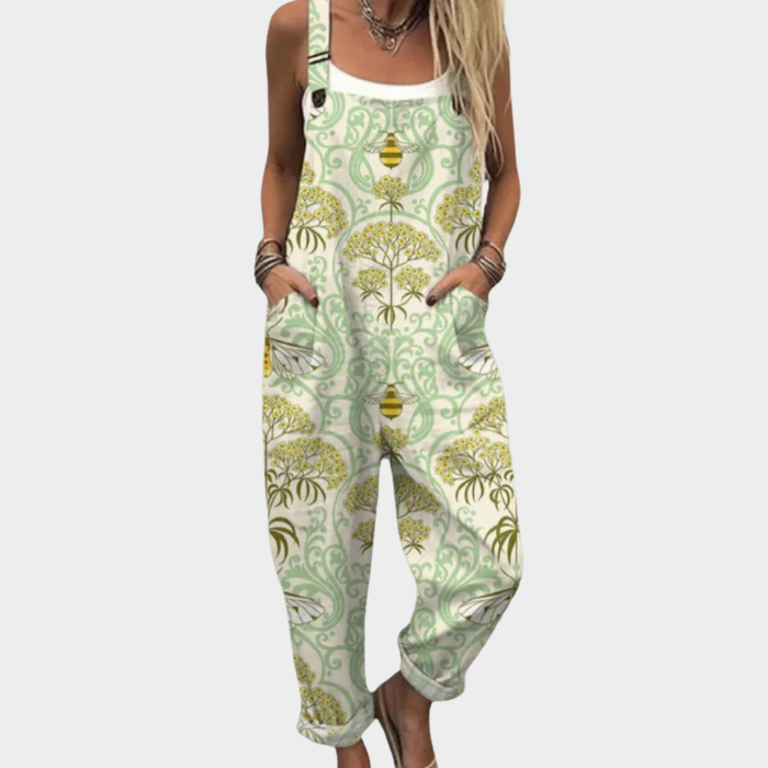 Cozy Graphic Overalls