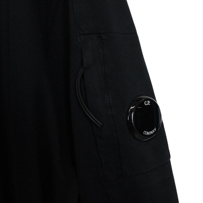 CP Company Navy Blue Goggle Lens Cotton Sweatshirt Jumper