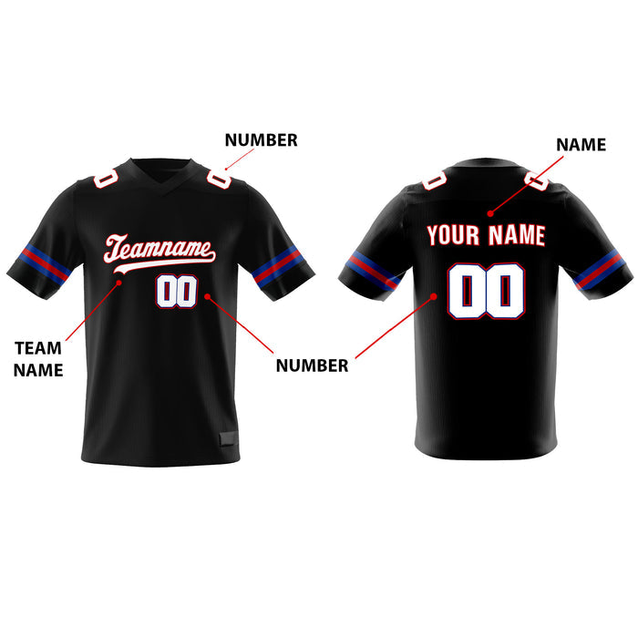Custom American Football Jersey - Accent Design - Personalized Gear