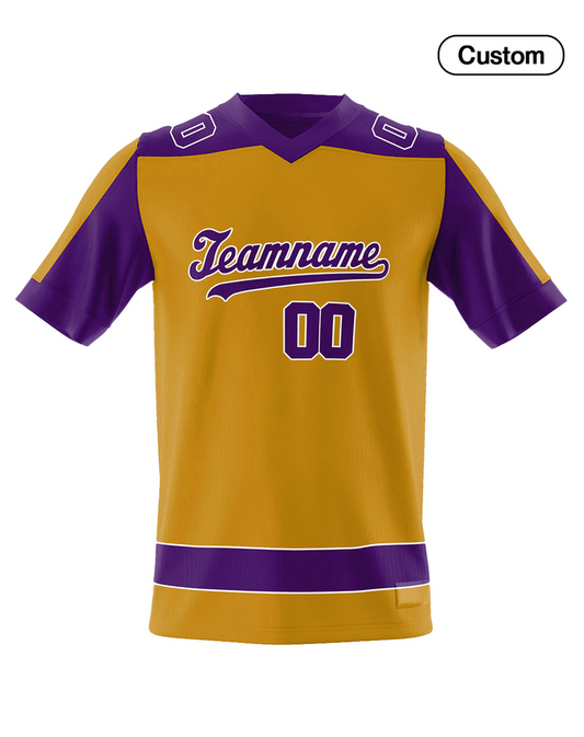 Custom American Football Jersey - Raglan Panel - Personalized