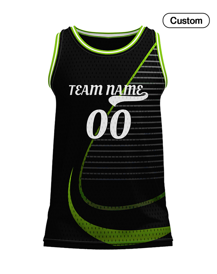 Custom Basketball Tank Top - Abstract Design - Personalized Jersey