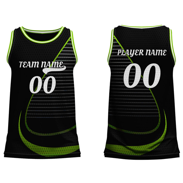 Custom Basketball Tank Top - Abstract Design - Personalized Jersey