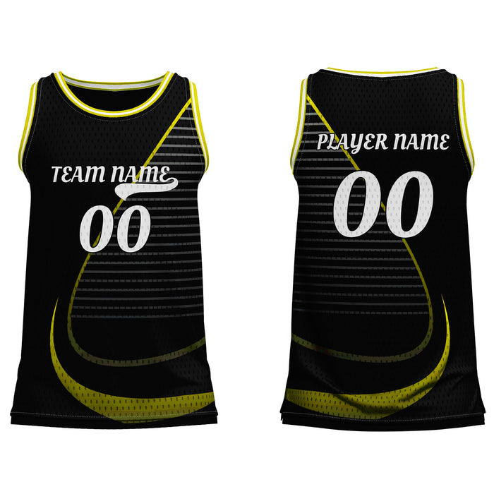 Custom Basketball Tank Top - Abstract Design - Personalized Jersey