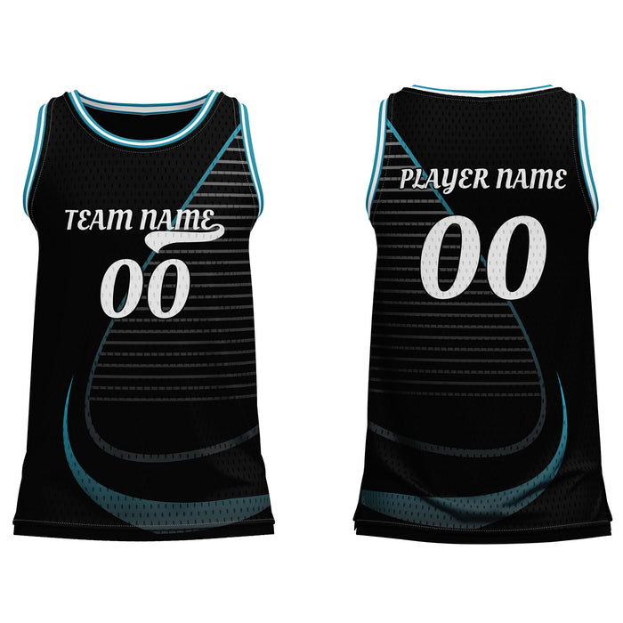 Custom Basketball Tank Top - Abstract Design - Personalized Jersey