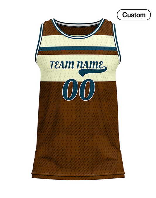 Custom Basketball Tank Top - Cut Sew Design Personalized Top