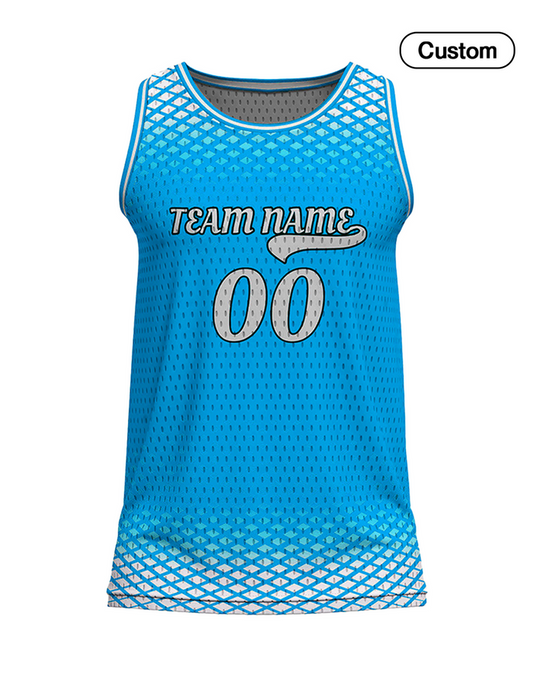 Custom Basketball Tank Top - Gradient Design - Personalized Gear