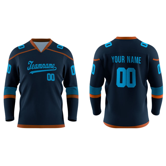 Custom Ice Hockey Jersey - Accent Design - Personalized Jersey