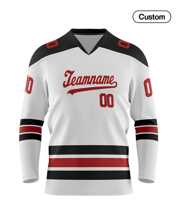 Custom Ice Hockey Jersey - Trim Design - Personalized Teamwear