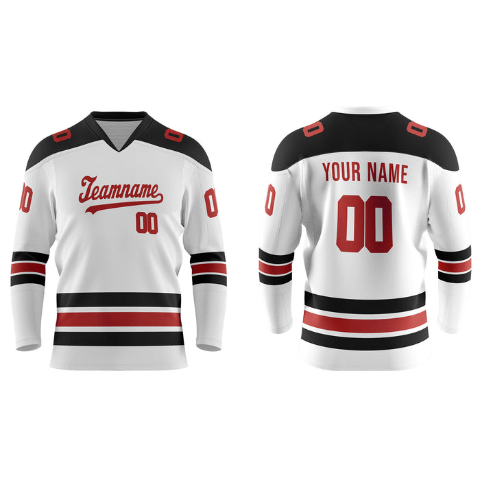 Custom Ice Hockey Jersey - Trim Design - Personalized Teamwear