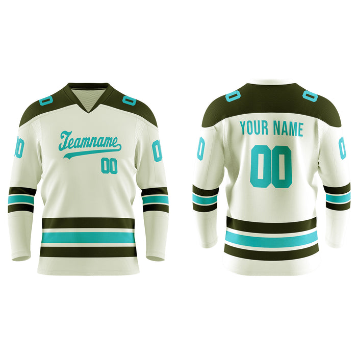 Custom Ice Hockey Jersey - Trim Design - Personalized Teamwear