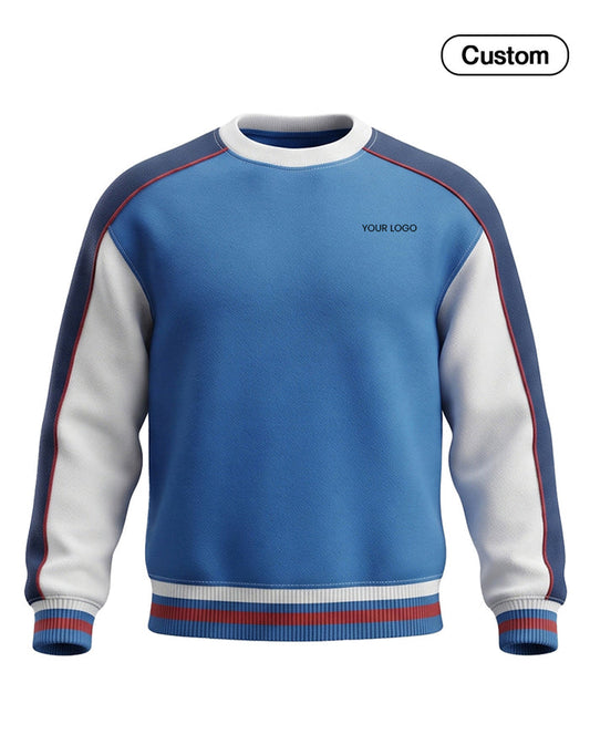 Custom Men Sweatshirt - Contrast Raglan - Personalized
