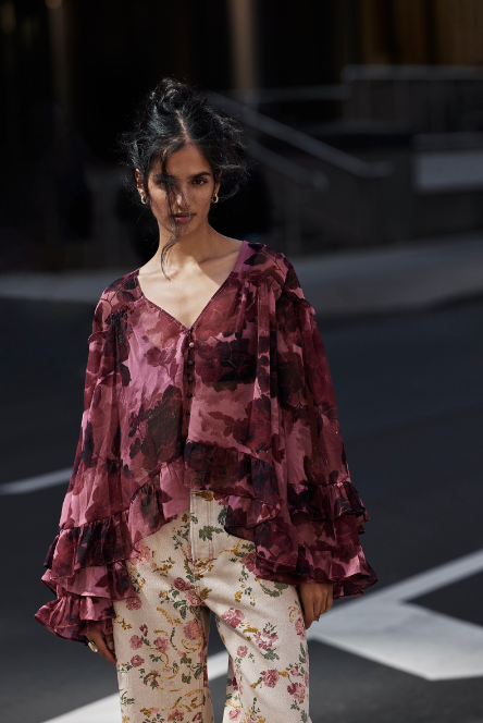 Day Dreaming Blouse - Rose Combo