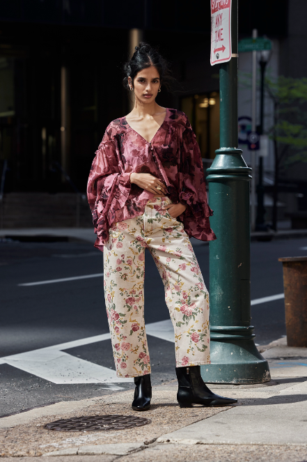Day Dreaming Blouse - Rose Combo