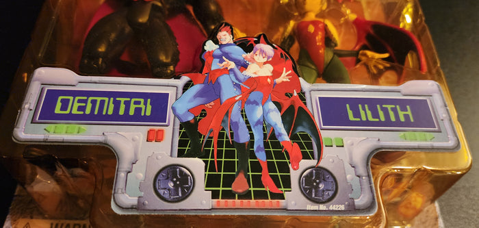 Demitri & Lilith Darkstalkers 3 Toy Biz 2-Pack Action Figures (Sealed)