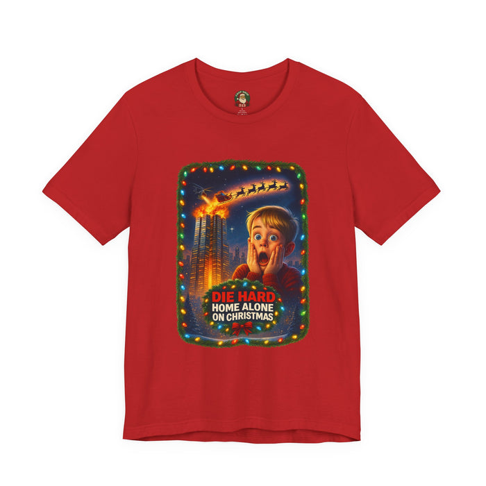 Die Hard x Home Alone Christmas Movie Tee — "Yippee-Ki-Yay Ya Filthy Animal" Holiday T-Shirt