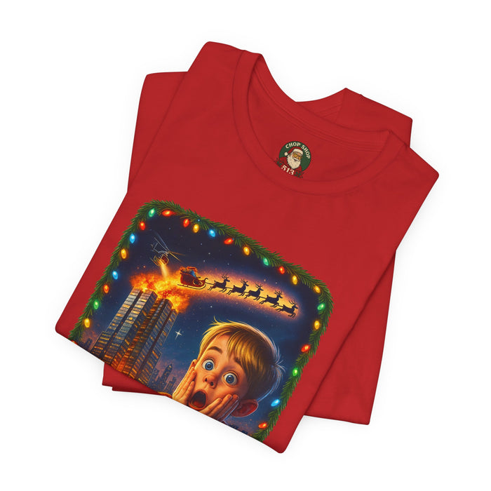 Die Hard x Home Alone Christmas Movie Tee — "Yippee-Ki-Yay Ya Filthy Animal" Holiday T-Shirt