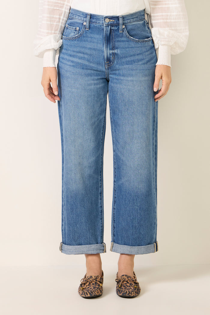 Donny Rolled Hem Boyfriend Jean