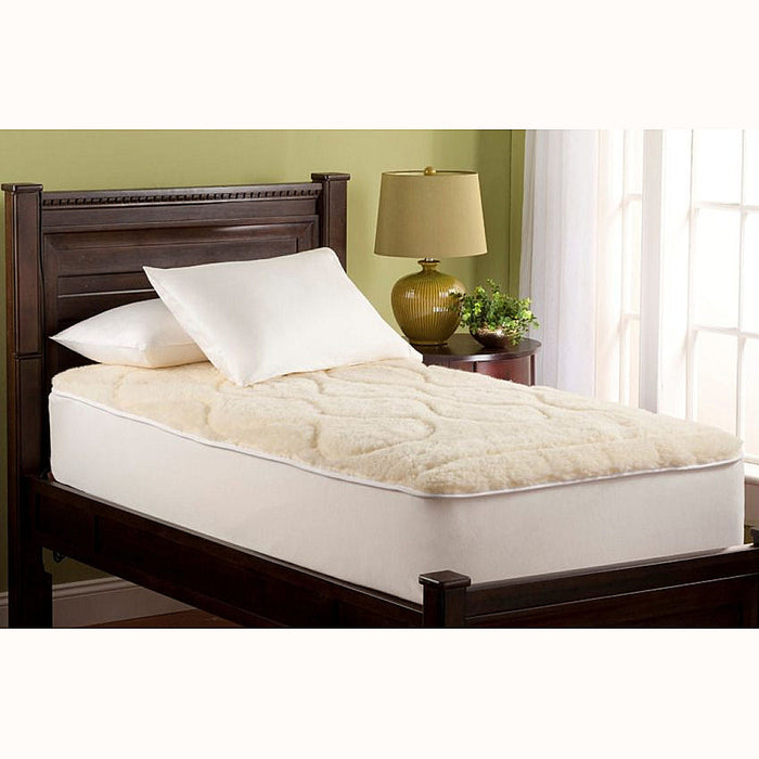 Downright Traditional Merino Wool Luxury Mattress Pad