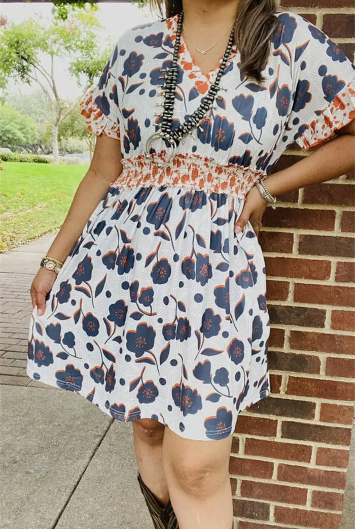 Dress - Short Sleeve With Side Pockets, Also Plus Size