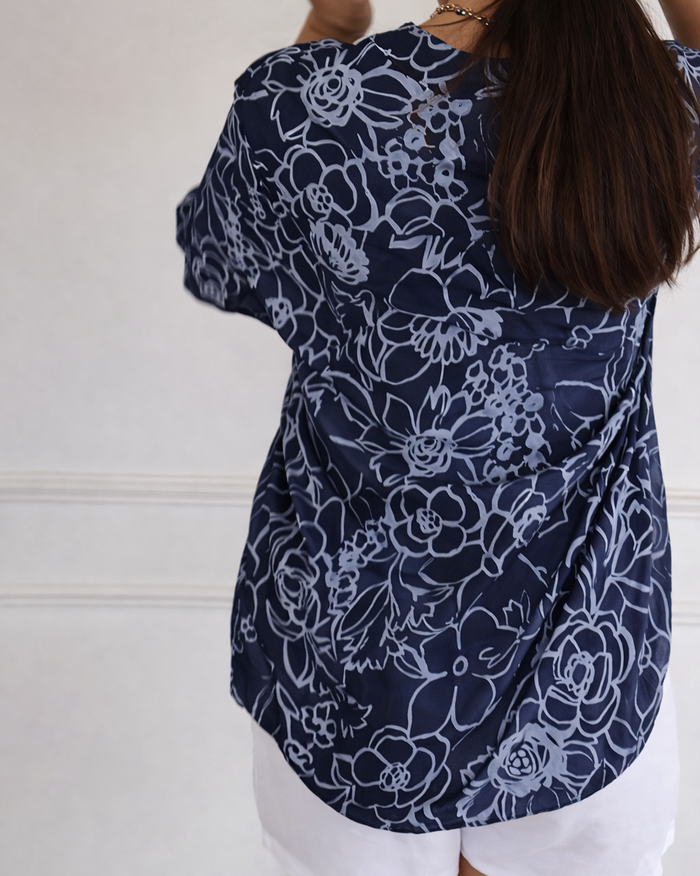 Elora™ - Elegant Blouse with Pocket