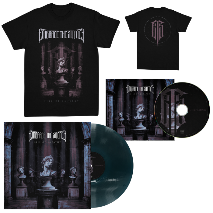EMBRACE THE SILENCE - Lies Of Empathy Bundle (CD, LP & T-Shirt)