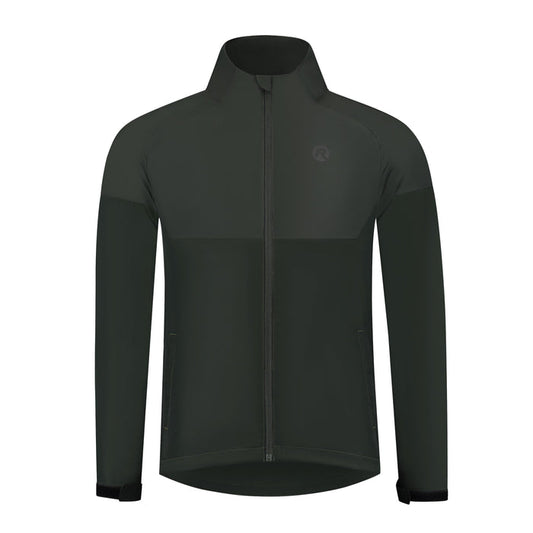 Rogelli Enjoy III hardloopjack heren groen voorkant.