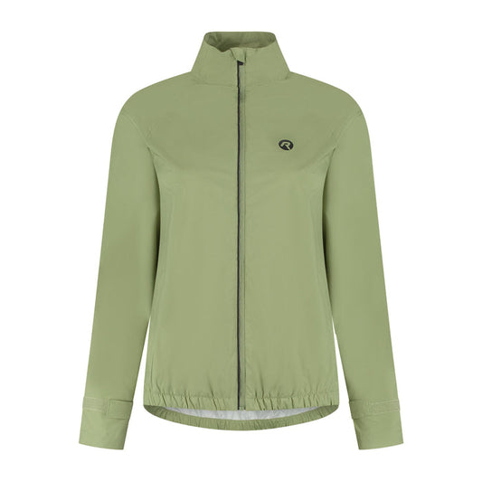 Rogelli Essential hardloopjack dames sage voorkant.
