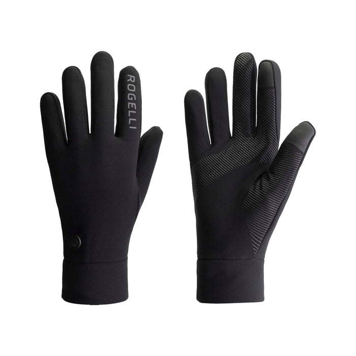 Rogelli Essential Thermal fietshandschoenen mid-season heren zwart.