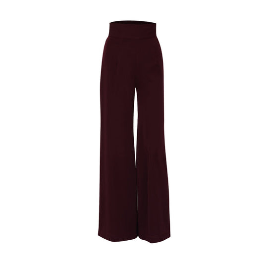 Fabrosanz: Maroon Palazzo Pants