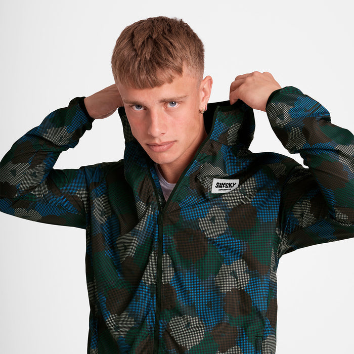 Saysky Flower Pace Jacket Blue Flower Camo 1046 OMRJA22C1046