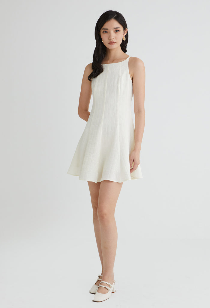 Flowy Textured Midi Dress
