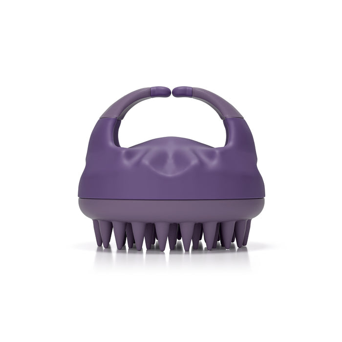 FOLIGAIN Scalp Therapy Exfoliator & Massager in Purple - FOLIGAIN