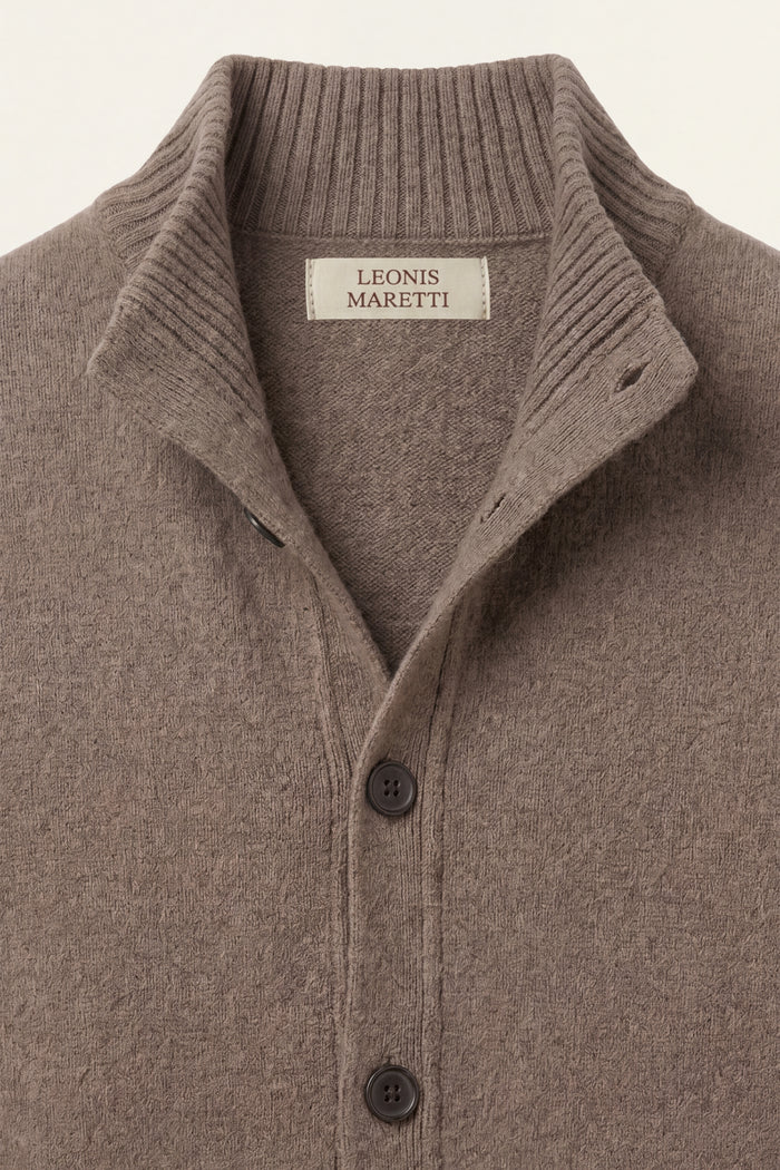 Giotto Cashmere Cardigan Mocha