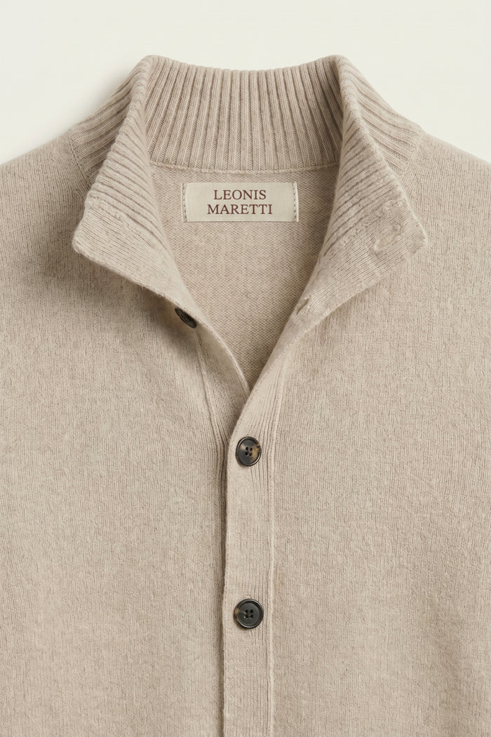 Giotto Cashmere Cardigan Sand