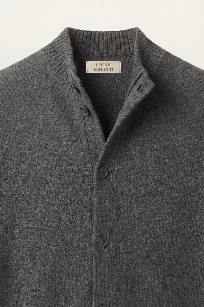Giotto Knit Cardigan Dark Grey