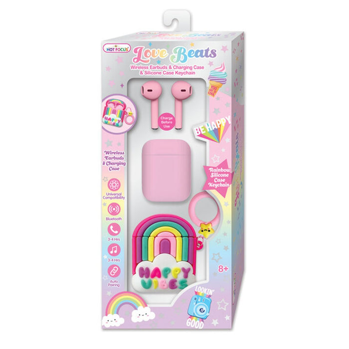 Girls Love Beats, Wireless Earbuds - Hot Focus