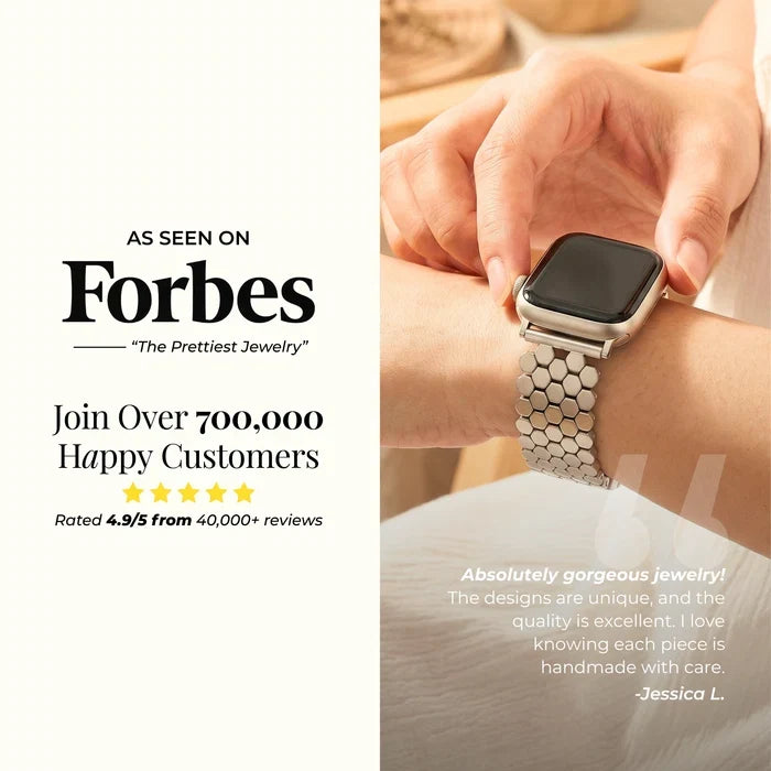 Gold Woven Luxury Apple Watch Strap