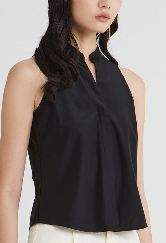 Grace Sleeveless V-Neck Blouse