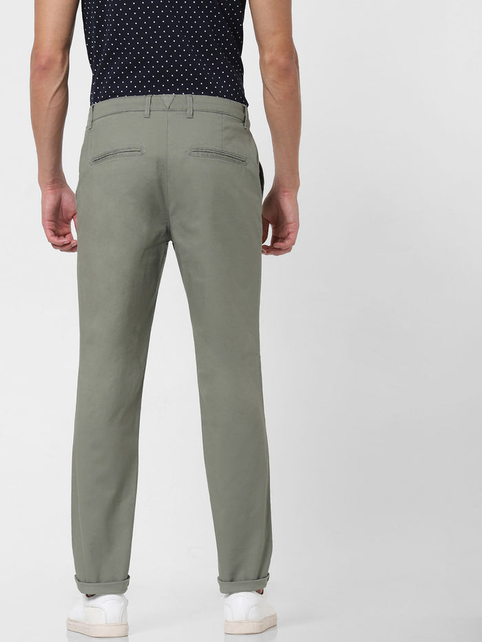 Green Slim Fit Chinos