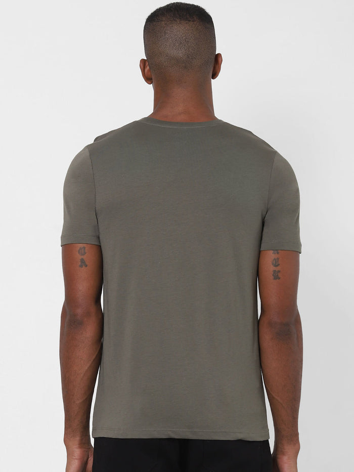 Grey Crew Neck T-Shirt