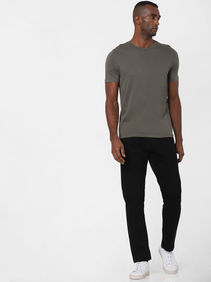 Grey Crew Neck T-Shirt