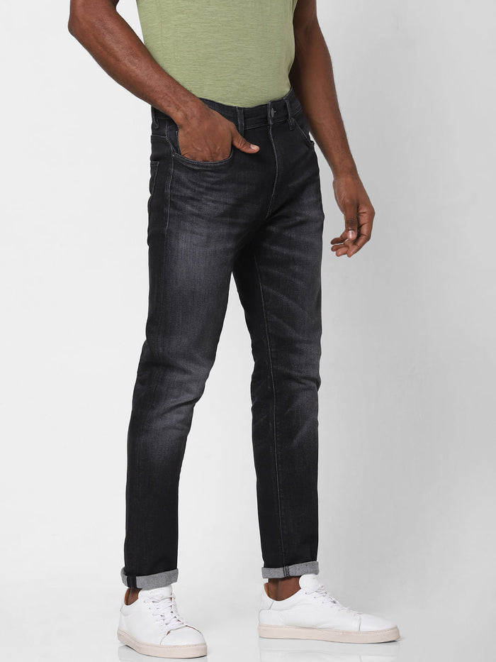 Grey Faded Toby Tapered Fit Jeans