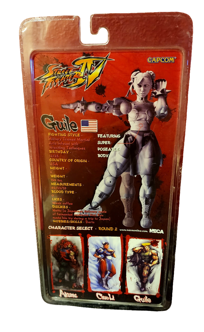 Guile NECA Action Figure (Charlie Costume Variant)