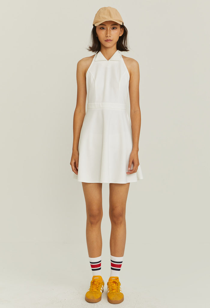 Halter Collared Dress