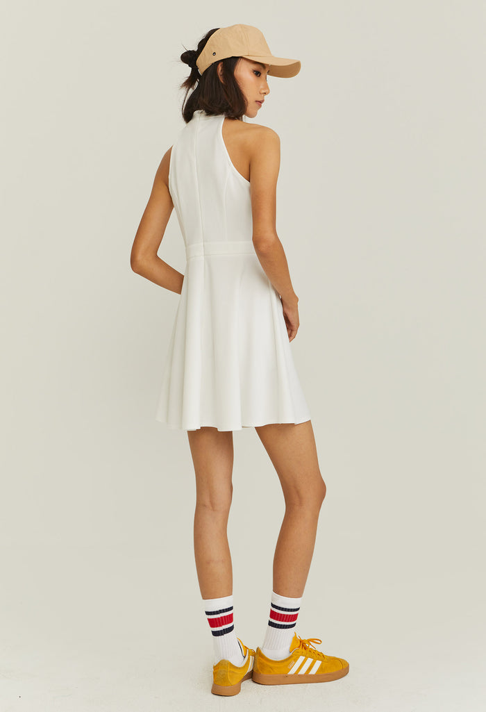 Halter Collared Dress